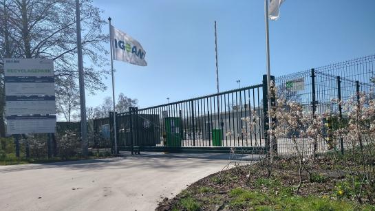 Recyclagepark gesloten