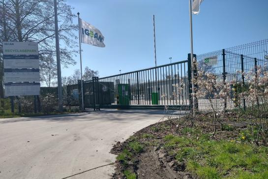 Recyclagepark gesloten